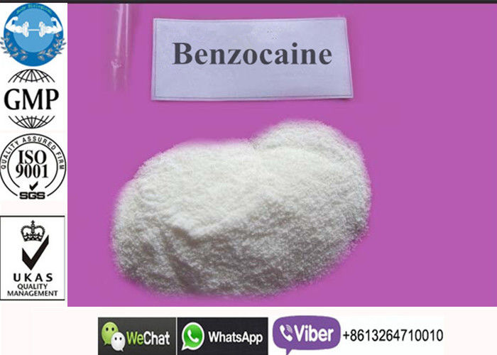 Bodybuilding Bubuk Hidroklorida Benzokain, CAS 73-78-9 Benzocaine Hydrochloride